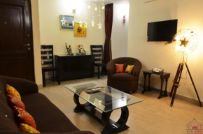 Furnished 1 Bedroom Independent Apartment 3 in Greater Kailash 1 Delhi with Balcony & Lazyboy